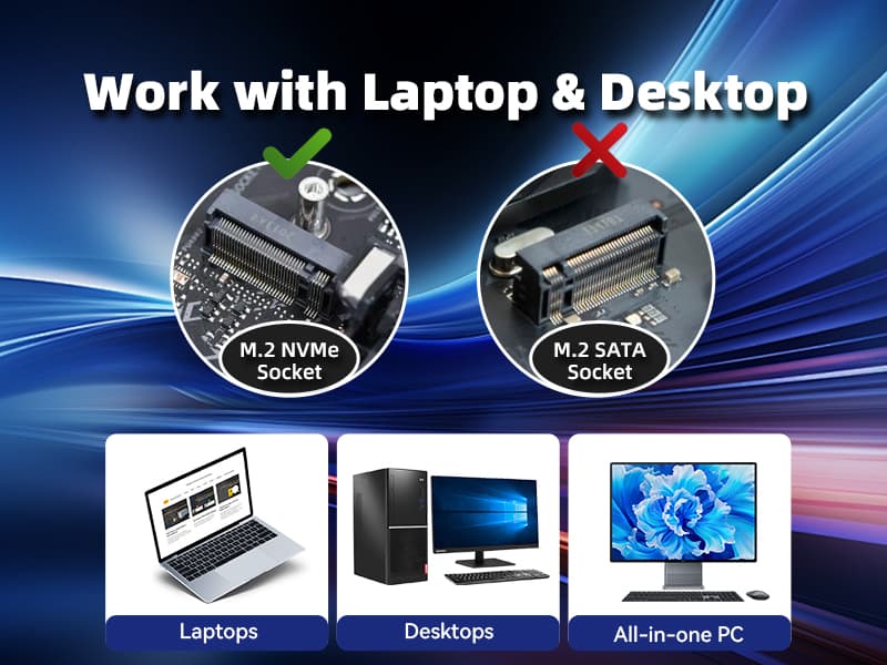 KingSpec SSD 256GB, M.2 NVMe Gen3x4 SSD 2280 - Up to 2400MB/s, Internal Solid State Drive with 3D NAND Flash, Compatible with Desktop and Laptop