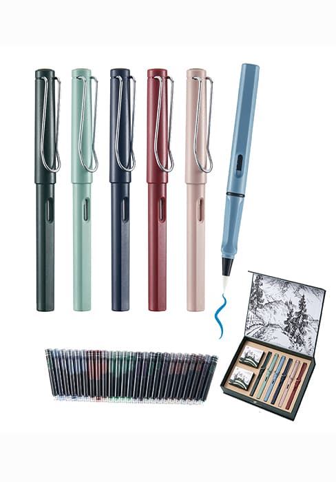 Sign Brush Pen, 15pcs Calligraphy pen Flair Pens Fine Point(0.4mm) Assorted Colors, Felt Tip Pens Art Brush Marker, Journaling Pen Set for Beginners Adult Hand Lettering Calligraphy