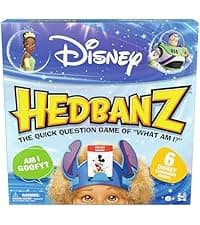 Spin Master Games, Hedbanz 2023 Edition with New Cards, Picture Guessing Board Game, for Family & Kids, 2-6 Players, for Ages 6 & Up