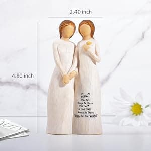 Sister Gifts for Women,4.90” Sister Gifts Figurine for Best Friend,Sister Birthday Gifts,Sisters Gifts from Sister,Women Gifts for Sister and Best Friend on Birthday and Sisters' Day