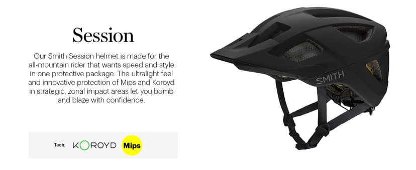Smith Engage MIPS Cycling Helmets - Adult Mountain Bike Helmet + Koroyd - Lightweight Protection for Men & Women