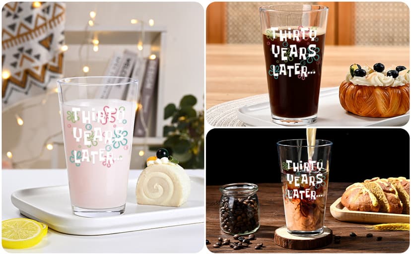 Futtumy 30th Birthday Gifts for Men, 15 OZ Thirty Years Later Beer Glass, 30 Year Old Birthday Gifts for Men Him Dad Father Husband Brother Boyfriend Uncle Women Wife, Gift for 30th Birthday Christmas B0FKSSHCCV