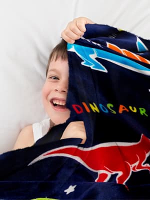 Dinosaur Gifts Toys for Boys Girls - Glow in The Dark Dino Blanket Best Christmas Birthday Valentines Easter Presents for Kids Age 1 2 3 4 5 6 7 8 9 10 Year Old Child Teen Toddler Soft Throw 50"x60"