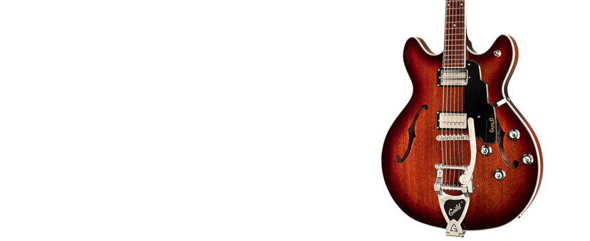 GUILD BT-258E Baritone Deluxe Acoustic-Electric Guitar - Natural