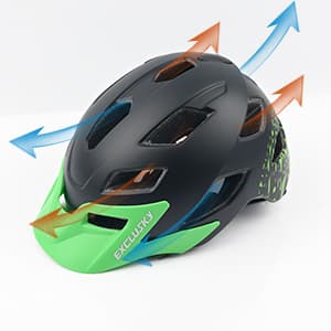 Kids Helmet, Exclusky Kids Bike Helmet Adjustable Safety Lightweight Children Bicycle Helmet for Kids Skating Cycling Scooter Boys and Girls Bicycle Helmets Ages 5-8-14