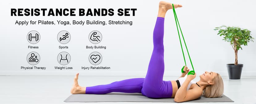 Pull Up Bands, Resistance Bands, Pull Up Assistance Bands Set for Men & Women, Exercise Workout Bands for Working Out, Body Stretching, Physical Therapy, Muscle Training