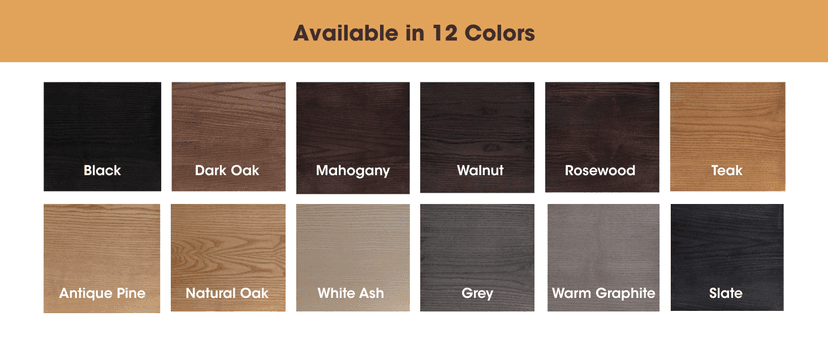 Furniture Clinic Wood Stain | Dark Oak | Water Based | Fast Drying, Low Odor, & Non-Toxic | for Indoor & Outdoor Furniture and More | Multiple Finishes | (8.5oz / 250ml)
