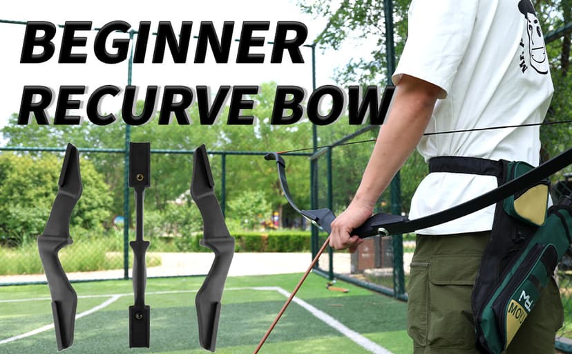 30/40LBS Recurve Bow kit Ambidextrous Takedown Bow and Arrow Set Beginner Archery Equipment Set for Shooting