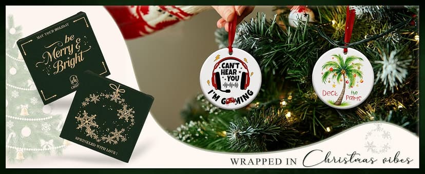 Neighbor Christmas Ornament 2025 - Thoughtful for Neighbors, Meaningful Keepsake Tree Decoration, Thank You Xmas Ornament, Unique Neighbor Gift Idea for Home Décor