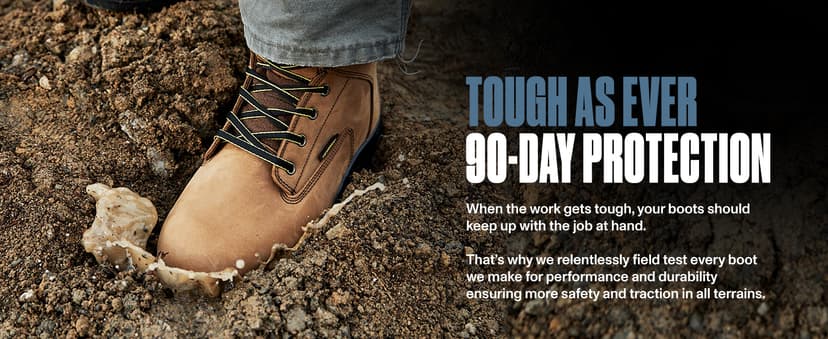 EVER BOOTS EVERBOOTS ULTRA DRY Men's Waterproof Hiking Work Boots, Lightweight Ultility Leather Shoes, Water Proof Tactical Military Outdoor Ankle Mens Boot for Construction, Roofing, Hunting, Winter Trails