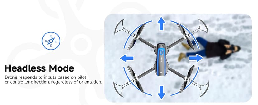 Drones with Camera for Adults 4K Brushless Motor Drone for Kids Beginners, FPV Foldable RC Quadcopter with Propeller Guards, 2 Batteries, 1500mAh, 130° Lens, WiFi, Voice Control, Gesture Photography, Gift Toys for Men Boys
