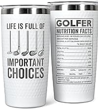 Golf Gifts for Dad - Fathers Day Golf Gifts for Men, Dad, Husband - Funny Golfer Gift - Golfer Ideas for Men, Golfers - Fathers Day Gift - 20 Oz Stainless Steel Tumbler