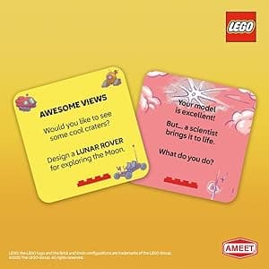 LEGO Recreate Activity Cards – Tech | Build & Play Game with 30+ Activity Cards & 25 LEGO Elements | Ages 6+