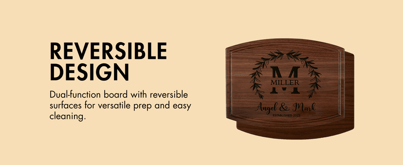 Personalized Wedding Gifts for Couples 2025, Custom Walnut Cutting Board for Kitchen, Personalized Bridal Shower, Best Wedding Registry and Engagment Gift