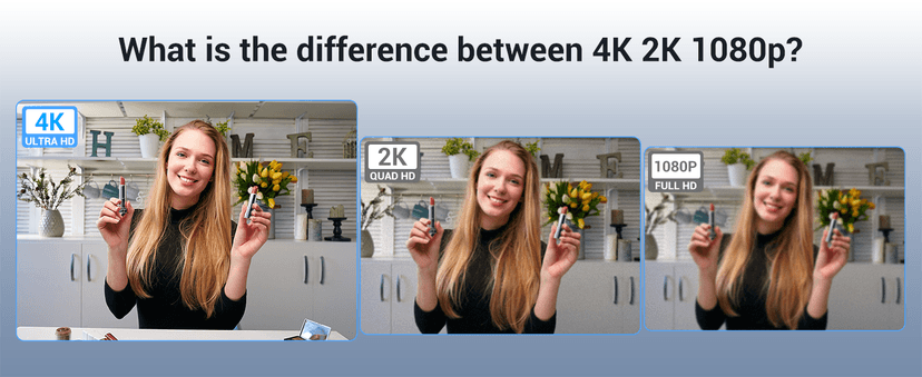 N newline 4K Webcam for PC, PDAF/CDAF Autofocus, 1080P@60FPS, 79° FOV, Auto Light Correction, 2 Noise Reduction Mics, Privacy Cover, USB-A, Streaming Camera for Skype, Teams, Online Meeting, NewEye 62