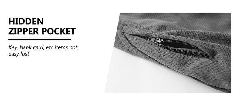 JWJ Mens 2 in 1 Running Shorts Quick Dry Gym Athletic Workout Clothes with Side Pockets