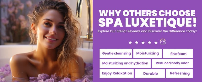 Spa Gifts for Women - Spa Luxetique Bath Baskets for Women, 8 Pcs Lavender Bath Sets with Bubble Bath, Lotion, Birthday Sets, Mothers Day Gifts for Mom