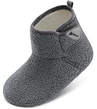 Spesoul Winter Boots for Women Waterproof Snow Boots Fuzzy Zero Drop Winter Shoes Slip On Ankle Booties for Outdoor Walking