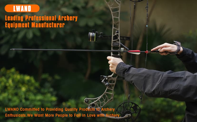 LWANO Archery Compound Bow Release Aids Trigger 360° Adjustable Wristband Release Aids for Adults Youth Kids Hunting Shooting Accessories