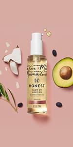 The Honest Company New Mama Care Essentials Gift Set | Hospital Bag Must Haves | Travel Size Nip Balm (0.5 oz), Glow On Body Cream (1 oz), Gotta Glow Face Wash (1.75 fl oz), Reusable Pouch