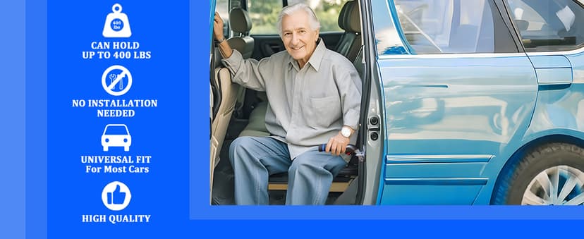 2Pack Car Door Handle for Elderly Car Handle Assist Support Multifunction for Seniors and Handicapped