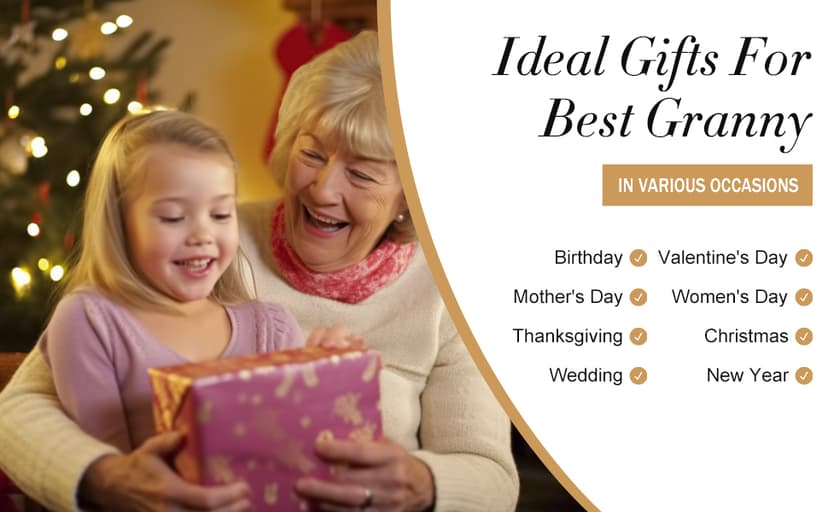 Birthday Retirement Gifta for Granny from Granddaughter, Granny Gifts for Birthday Desk Lamp with Wooden Stand Gifts for Granny from Grandkids, Granny Birthday Gifts Table Lamp B0CZ3FPV4P