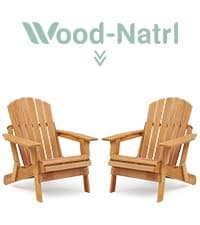 Wooden Folding Adirondack Chair Set of 4, Half Pre-Assembled Wood Lounge Chair for Outdoor Patio Garden Lawn Backyard Deck Pool Beach Firepit