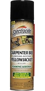 Spectracide Wasp, Hornet & Yellowjacket Trap, Hanging Wasp & Hornet Trap with a Quick-Drown Formula That Submerges & Kills Insects, 1 Count