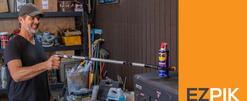 EZPIK Pro 43" Foldable Grabber Reacher Tool for Seniors - Grabbers for Elderly Reaching Tool Heavy Duty Pickup Trash Picker Upper Equipment - Claw Grabber Stick for Reaching Aids, Weed Gripper