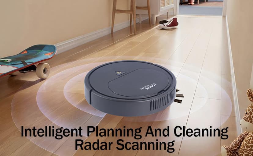 Robot Vacuum Cleaner, One-Touch Start, Slim Design, Rechargeable Robot Vacuum and Mop, Suitable for Cleaning Paper Scraps, Pet Hair and Hard Floors Pet Hair Specialist Robot Vacuum.