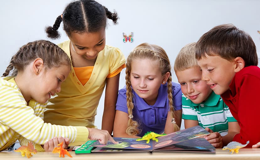 Dinosaur Toys,Dinosaur Sound Book with Pack of 12 Toy Figures,Realistic Roars,Interactive Perfect for Kids Dinosaurs Educational Toys for 3 4 5 6Year Old Boys&Girls