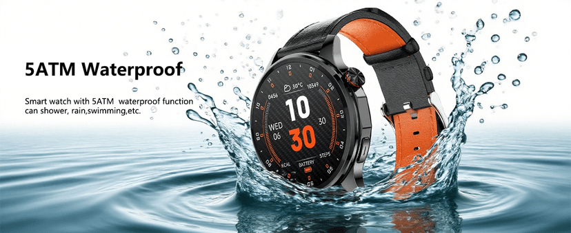 Lyaarka Smart Watches for Men,1.46" Fitness Tracker with GPS,Health Monitor,AI,Bluetooth Call/TextReply, Compass/Altitude/Barometer,100+ Sports Mode,5ATM Waterproof for Android/iPhone with 2 Straps