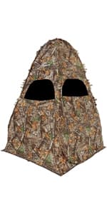 Ameristep Doghouse Run & Gun Hunting Blind | Lightweight 2 Person Ground Blind in Mossy Oak Break-Up Country, One Size