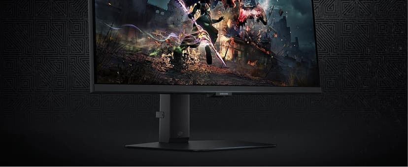 SAMSUNG 32-Inch Odyssey G50D Series QHD Fast IPS G-Sync Compatible Gaming Monitor, 1ms, VESA DisplayHDR 400, 180Hz, AMD FreeSync, Adjustable Stand, Eye Saver Mode, LS32DG502ENXZA, 2024