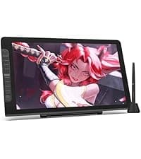 VEIKK VK2200PRO 21.5 Inch Drawing Tablet with Screen,99% sRGB Graphics Tablet,16384 Levels Pen Pressure Drawing Pad for PC,Adjustable Stand,2 Battery-Free Stylus,Compatible with Windows Mac Linux