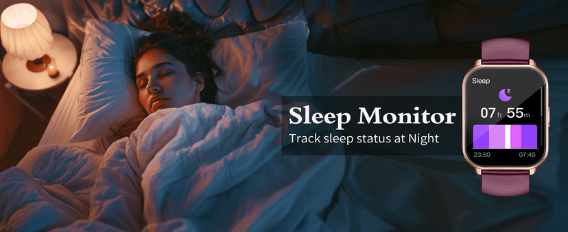 RUIMEN Smart Watches for Women Men (Answer/Make Calls, 2 Bands Included), 1.8" Smartwatch for iOS/Android Phones, Fitness Tracker Heart Rate/Sleep Monitor Digital Watch Waterproof Milky White