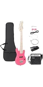 ZENY 38 inch Acoustic Guitar Full Size Beginners Package Kit for Right-handed Starters Kids Music Lovers w/Case, Strap, Pitch Pipe and Pick (Blue)