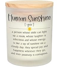 OASSIE Thank You Gifts for Women - Long Lasting Vanilla Lavender Candle 10 Oz - Appreciation Inspirational Birthday Gifts for Women Coworkers Friend Teachers Nurses Boss Employees