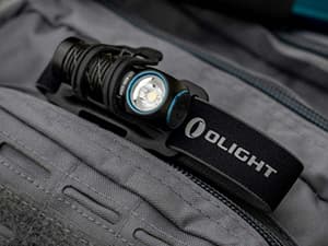 OLIGHT Perun 2 Mini Headlamp 1100 Lumens LED Head Flashlight, Rechargeable Headlight with Red Light Option, Great for Working, Hiking, Camping and Climbing (Black Cool White: 5700~6700K)