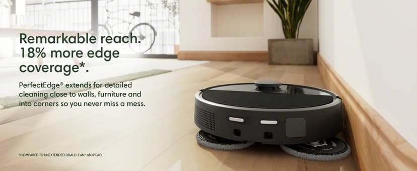 iRobot Roomba Plus 505 Combo Robot Vacuum & Mop with AutoWash Dock - Extending Spinning Mop Pads, Self-Empties, Pad Wash & Heated Drying, Self-cleaning, Recognizes & Avoids Obstacles, LiDAR Navigation