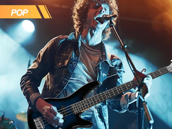 Ktaxon 4 String Electric Bass Guitar, Full Size Standard Right Handed Rosewood Fingerboard Beginner Kit with Cable Wrench Tool (Lake Blue)