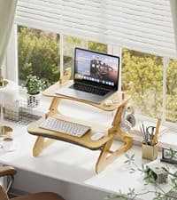 Amazer Guitar Stand, Guitar Rack for Acoustic, Bass, Electric Guitar, Multi Guitar Display Stand Adjustable Bamboo Guitars Holder, Multiple Guitar Stands Floor, for Home Music Studio