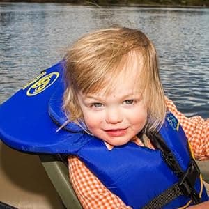 Stohlquist Infant Life Jacket, US Coast Guard Approved, Type II Life Vest (20-30 lbs) for Babies and Toddlers, Support Collar with Grab Handle, PFD for Pools, Lakes and Boating