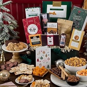 Christmas Basket Gift Premium of Holiday Foods by GourmetGiftBaskets.com