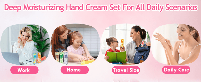 10 Pack Hand Cream for Dry Cracked Hands, Birthday Gifts for Women,Bridesmaid Gifts, Thank You Gifts, Teacher Appreciation Gifts, Natural Plant Fragrance Mini Hand Lotion Moisturizing Hand Care Cream