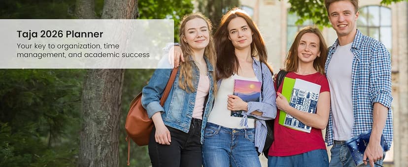 2026 Planner, Weekly and Monthly Calendar Planner for Women, Jan 2026 - Dec 2026, Hardcover Planning Agenda Book with Tabs, Spiral Bound, Inner Pocket, Perfect for School Office Supplies, 6.3" x 8.5" - Wildflowers