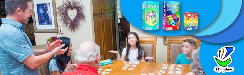 magilano SKYJO, Fun Card Game for Young and Least Young, Fun Game Parties in The Circle of Friends and Family.