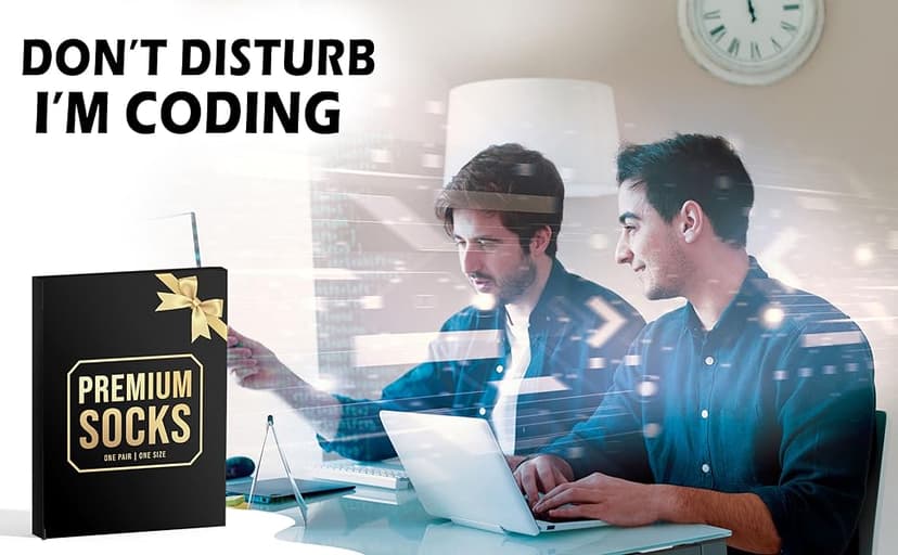 Funny Job Socks for Boss & Manager, Nerds, Programmers, Quilters – Christmas Gifts, Stocking Stuffers for Men & Women