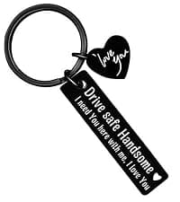 Gifts for husband Boyfriend I Love You Gifts for Him Her Wife Girlfriend Mens Stocking Stuffers, Gift Box, Engraved Keyring Boyfriend Keychain Husband Anniversary Christmas Valentines Birthday Gifts B0DSS766P4