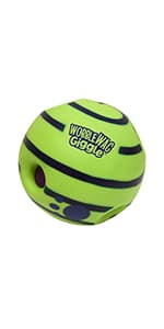 Wobble Wag Giggle Ball | Rolling Enrichment Toy for Fun Playtime, Interactive Play for Indoor or Outdoor, Keeps Dogs & Puppies Large, Medium or Small Busy & Moving, As Seen on TV | Pack of 1